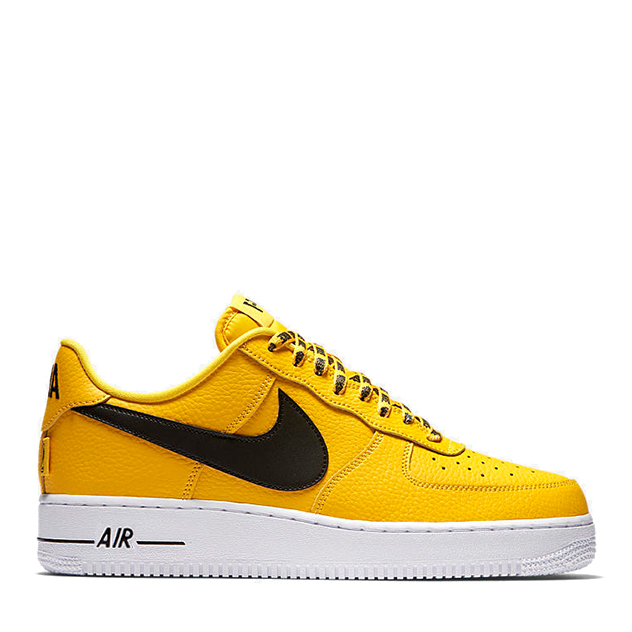 nike air force 1 low black and yellow