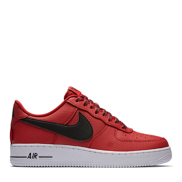 nike air force 1 low red white black