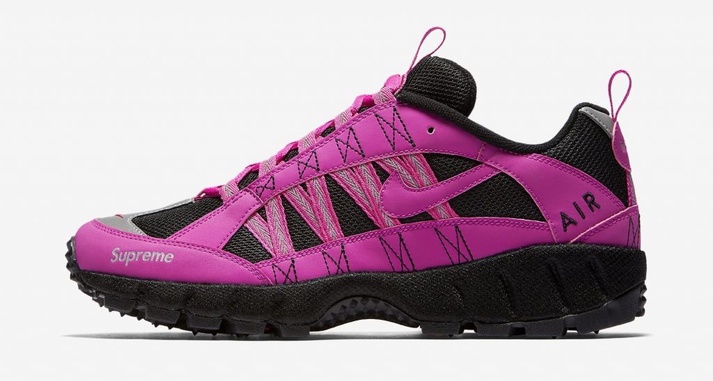 nike x supreme fire pink