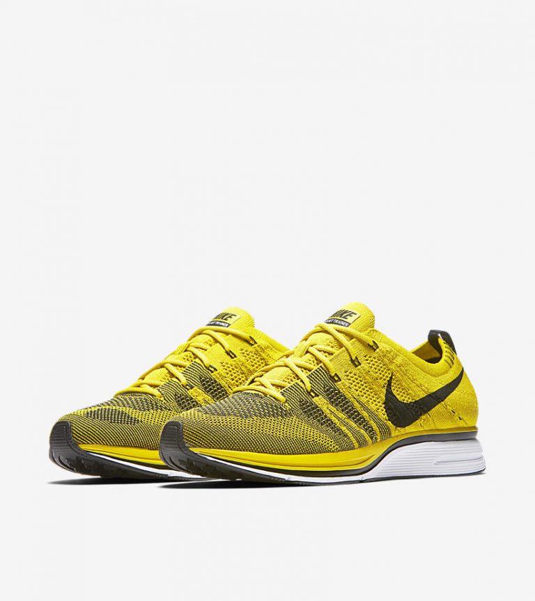 nike flyknit trainer citron