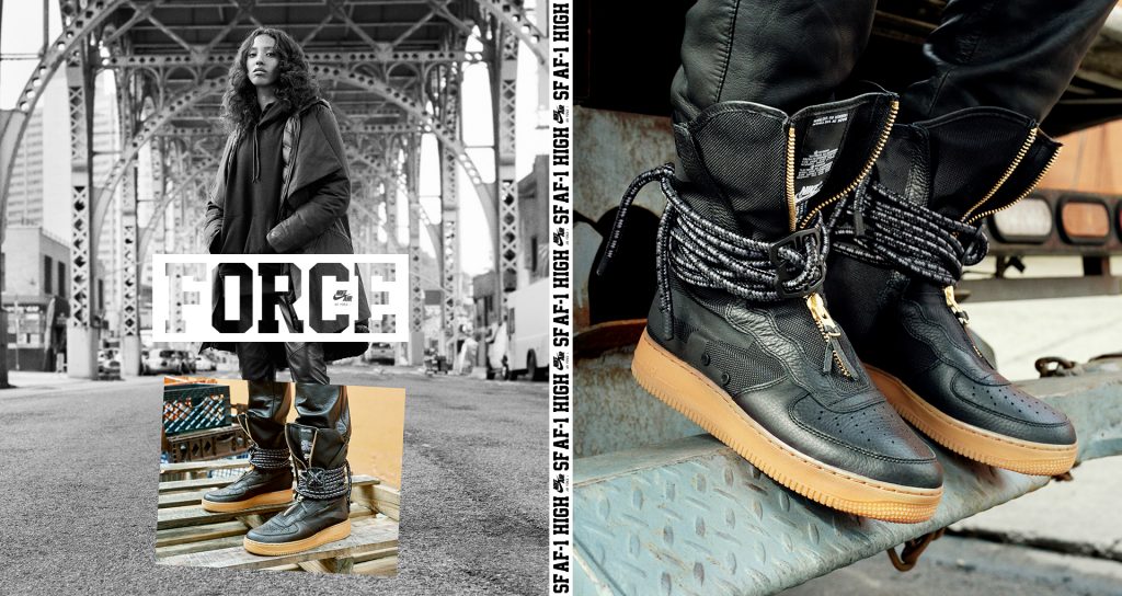 sf air force 1 high black gum