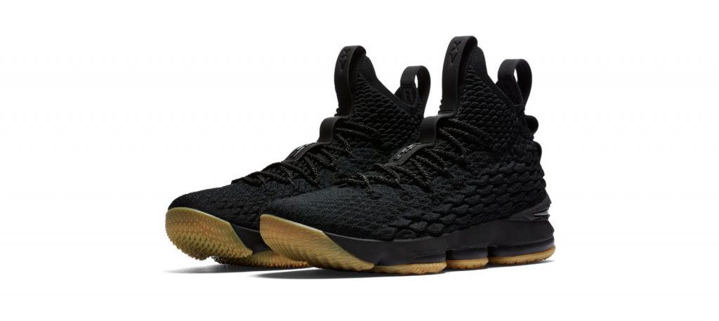 lebron 15 black gum for sale