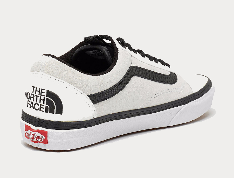 the north face vans white