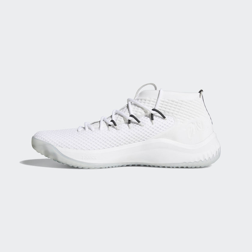 dame 4 shoes white
