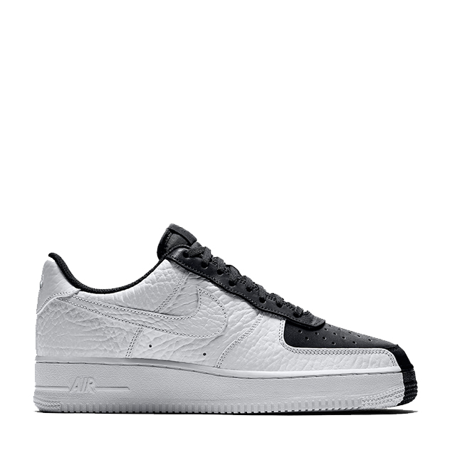 black and white split air force 1