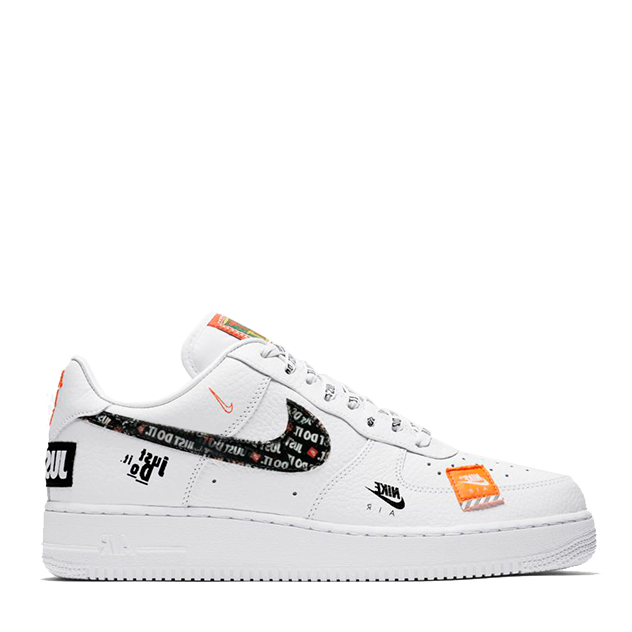 air force 1 low white just do it